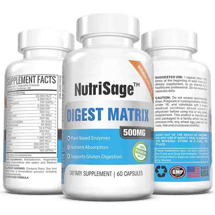 NutriSage: Super Digestive Enzyme Supplement