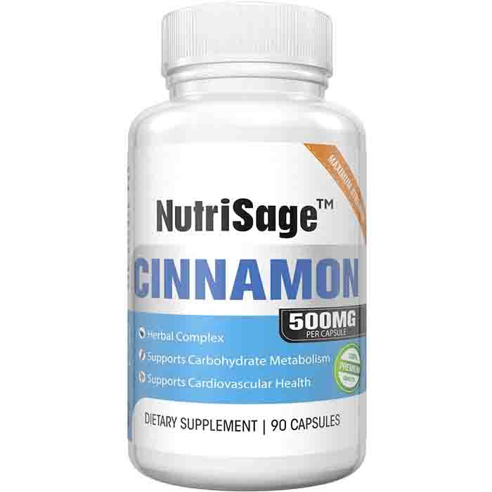 NutriSage: Cinnamon Cassia Herbal Extract Dietary Supplement