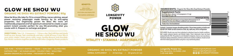 Organic Glow He Shou Wu