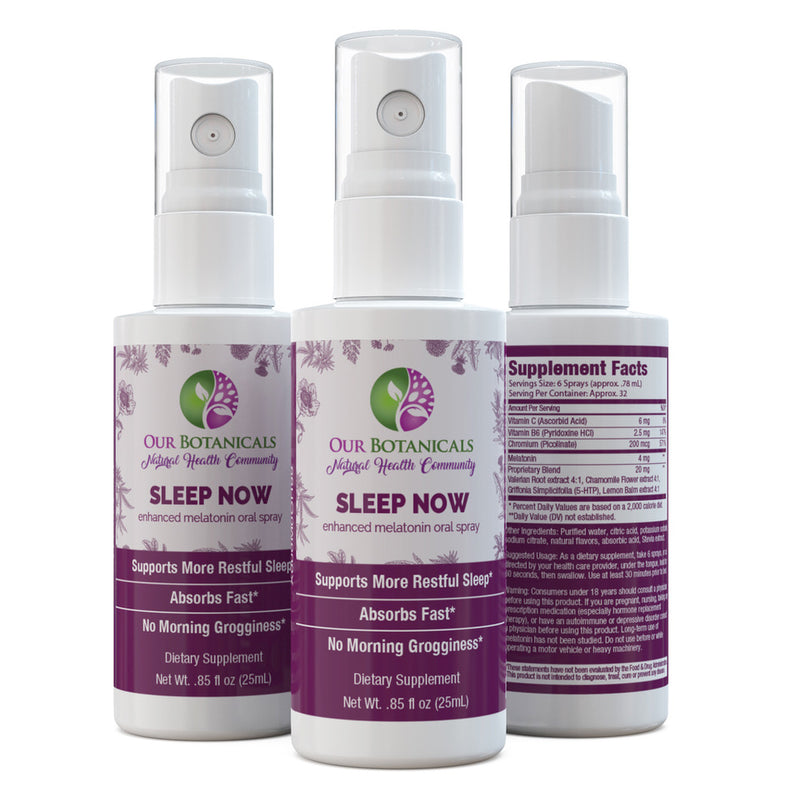 Sleep Now | Enhanced Melatonin Oral Spray
